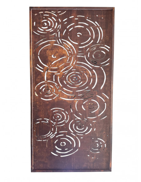 Sichtschutz 2m hoch - 200 cm Sichtschutzzaun Elemente Sichtschutzwand Regentropfen - Höhe 200 cm - Breite 100 cm 
Höhe 200 cm
