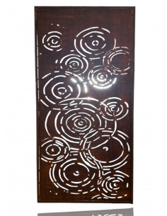 Sichtschutz 2m hoch - 200 cm Sichtschutzzaun Elemente Sichtschutzwand Regentropfen - Höhe 200 cm - Breite 100 cm 
Höhe 200 cm
 2