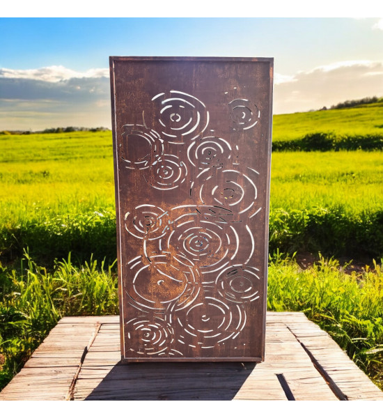 Sichtschutz 2m hoch - 200 cm Sichtschutzzaun Elemente Sichtschutzwand Regentropfen - Höhe 200 cm - Breite 100 cm 
Höhe 200 cm
