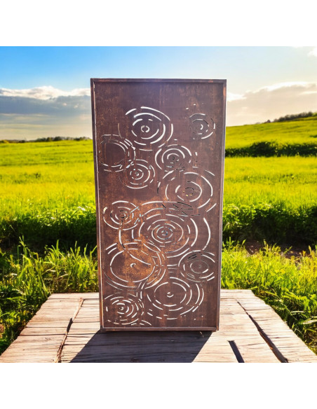 Sichtschutz 2m hoch - 200 cm Sichtschutzzaun Elemente Sichtschutzwand Regentropfen - Höhe 200 cm - Breite 100 cm 
Höhe 200 cm
