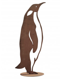 Pinguin Figuren für den Garten Königspinguin Mama - auf Platte - 81 cm hoch 
Höhe 81 cm
Breite 35 cm
