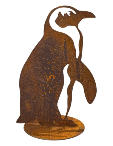 Pinguin Figuren für den Garten Eselspinguin - Höhe 43 cm - auf Platte 
Höhe 43 cm
Breite 29 cm
