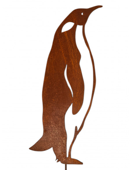 Start Königspinguin - Mama - zum Stecken - Höhe 80 cm 
Höhe 80 cm
Breite 35 cm
Stab 30 cm 
