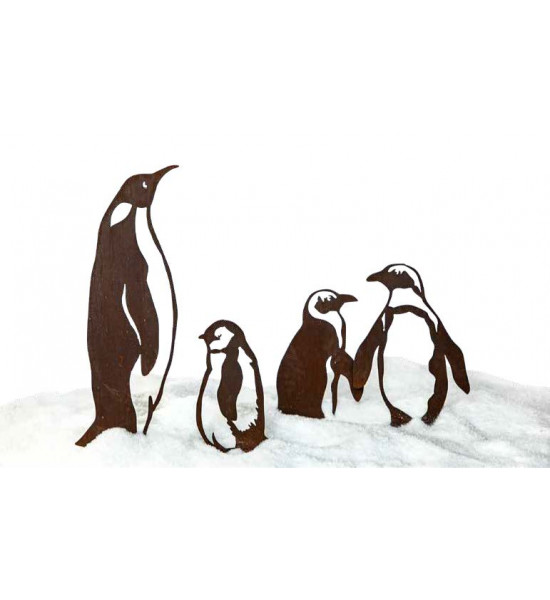 Pinguin Figuren für den Garten Eselspinguin zum Stecken - Höhe 41 cm 
Höhe 41 cm
Breite 29 cm
Stab 30 cm
