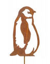 Pinguin Figuren für den Garten Königspinguin Baby - zum Stecken - Höhe 38 cm 
Höhe 38 cm
Breite 22 cm 
Stab 30 cm
