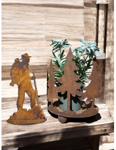 Allgäu Deko kleiner Wanderer Figur - Jürgen - 23 cm hoch 
Höhe 23,4 cm
Breite 12,3 cm
 2