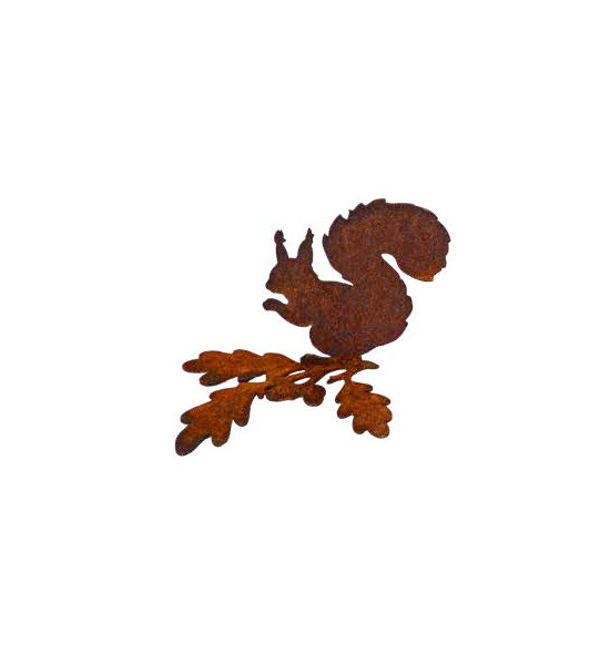 Eichhörnchen Eichhörnchen auf Eichenblatt - Höhe 10 cm 
Höhe 10 cm
Breite 11,5 cm
