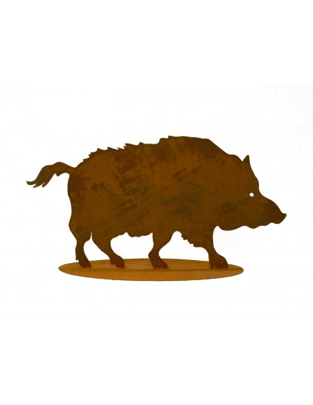 Edelrost Wildschwein 100 cm breit Edelrost Wildschwein 100 cm breit