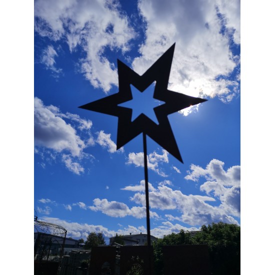 Gartenstecker Stern