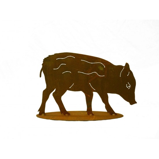 2er Set Wildschwein Frischlinge auf Platte