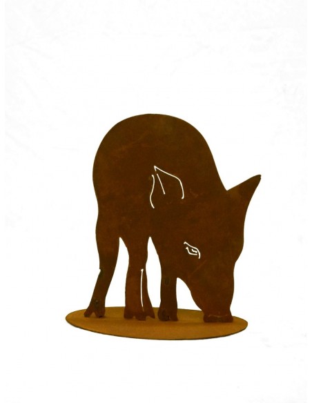 2er Set Wildschwein Frischlinge auf Platte