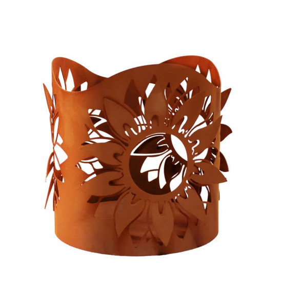 Windlichte und Kerzenhalter für Weihnachten Windlicht - Sonnenblume - Höhe 20 cm 