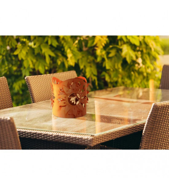 Windlichte und Kerzenhalter für Weihnachten Windlicht - Sonnenblume - Höhe 20 cm 