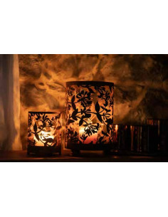 Geißblatt Windlicht zum Stellen - Höhe 19.5 cm 2