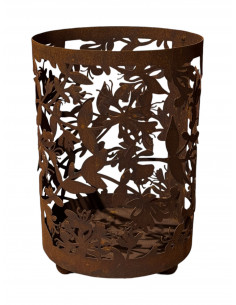 Windlichte und Kerzenhalter für Weihnachten filigranes Geißblatt Windlicht - Lonicera mit Trichterblüte - Höhe 30 cm - Groß 
Hö