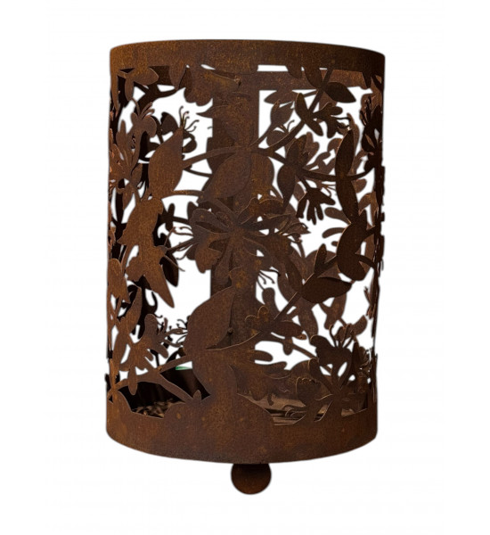 Windlichte und Kerzenhalter für Weihnachten filigranes Geißblatt Windlicht - Lonicera mit Trichterblüte - Höhe 30 cm - Groß 
Hö