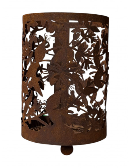 Windlichte und Kerzenhalter für Weihnachten filigranes Geißblatt Windlicht - Lonicera mit Trichterblüte - Höhe 30 cm - Groß 
Hö