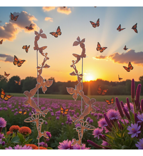 filigraner Schmetterlingsschwarm -...