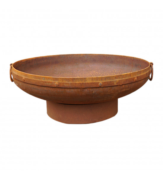 Feuerschalen Feuerschale Vikings 90 cm Durchmesser - 3mm Stahl - 28 kg schwer 