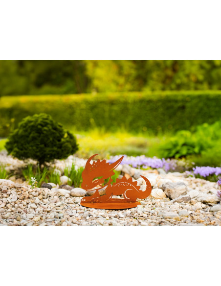 Hexen, Elfen, Drachen und Mystisches süßer Baby Drache - Selma - Breite 24 cm - Gartenfigur Babydrache 
Höhe: 16 cm
Breite: 24