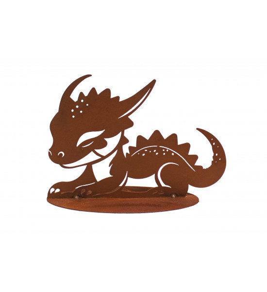 Hexen, Elfen, Drachen und Mystisches süßer Baby Drache - Selma - Breite 24 cm - Gartenfigur Babydrache 
Höhe: 16 cm
Breite: 24