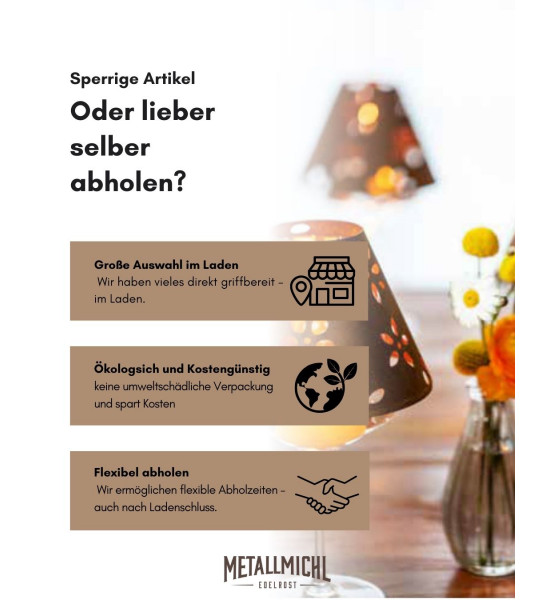 Edelrost Eiffelturm - Höhe 340 cm -...