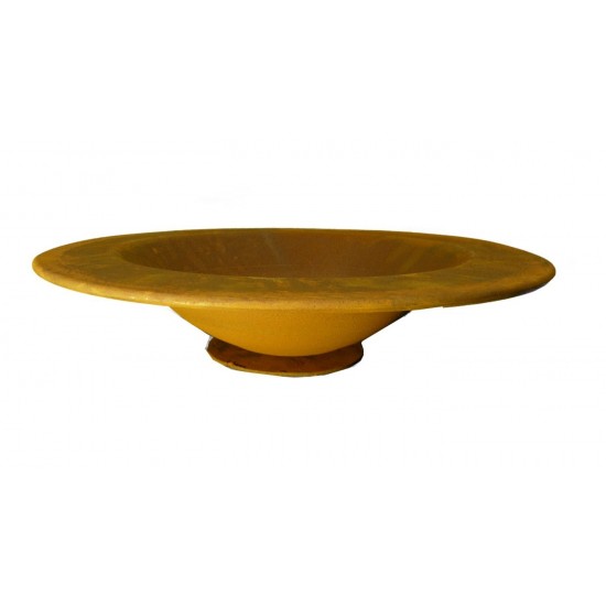 Runde Rost Schale mit Rand 40 cm Ø