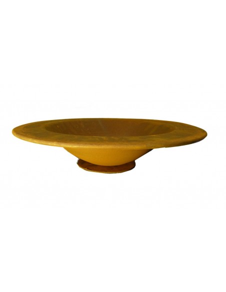 Runde Rost Schale mit Rand 40 cm Ø