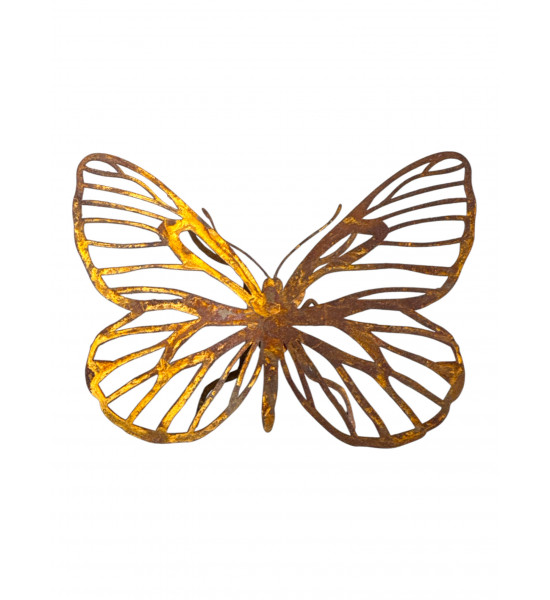 Schmetterlinge Schmetterling auf biegbaren Füßchen - Breite 12.7 - Klein h 9,2 cm, b 12,7 cm, VE4