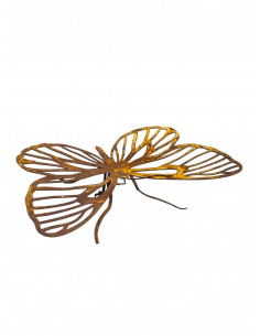 Schmetterling auf biegbaren Füßchen - Breite 18.7 - Groß h 13,6 cm, b 18,7 cm, VE4 2