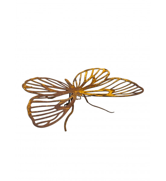 Start Schmetterling auf biegbaren Füßchen - Breite 18.7 - Groß h 13,6 cm, b 18,7 cm, VE4