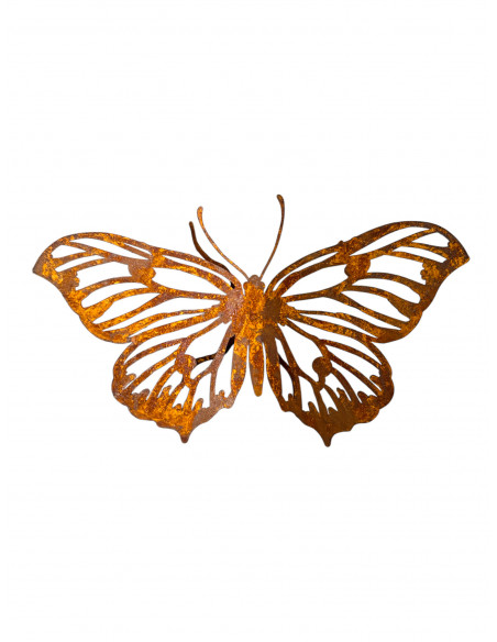 Schmetterlinge Schmetterling auf biegbaren Füßchen - Breite 25 cm - Groß h 15,4 cm, b 25,2 cm, VE4