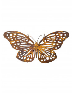 Schmetterling auf biegbaren Füßchen - Breite 18,4 cm h 9,5 cm, b 18,4 cm, VE4