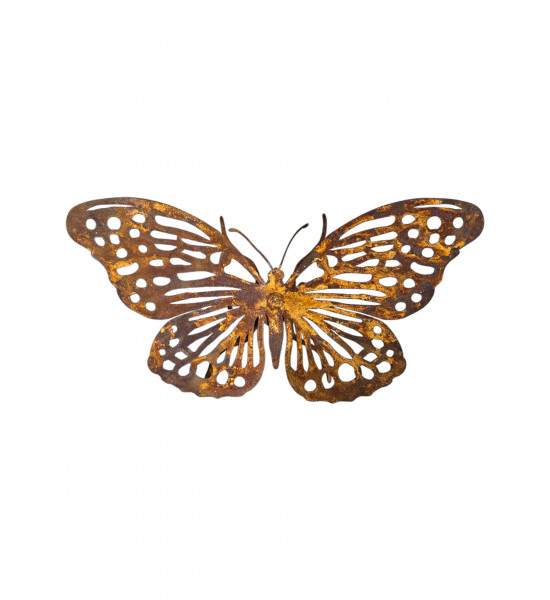 Schmetterling auf biegbaren Füßchen - Breite 18,4 cm h 9,5 cm, b 18,4 cm, VE4