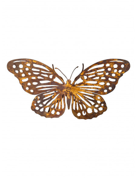 Schmetterling auf biegbaren Füßchen - Breite 18,4 cm h 9,5 cm, b 18,4 cm, VE4