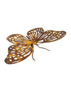 Schmetterling auf biegbaren Füßchen - Breite 18,4 cm h 9,5 cm, b 18,4 cm, VE4 2