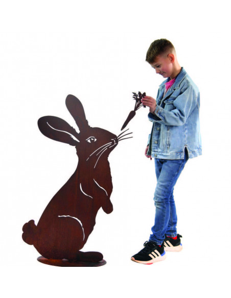 Gemüsestecker Karotten Direktstecker - 2-er Set - Höhe 28  cm 
2 Karotten zum Aufhängen
Höhe 28 cm
Breite 11 cm &amp; 15 cm
