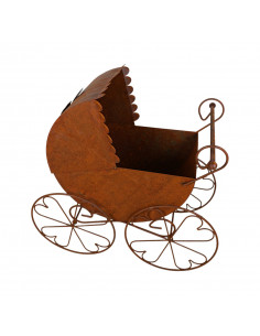 kreative Pflanzgefäße  Deko Kinderwagen zum Bepflanzen 58 cm groß 
Breite 58 cm
Tiefe 33 cm
Höhe 58 cm
