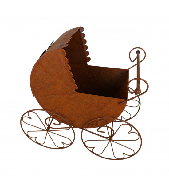 kreative Pflanzgefäße  Deko Kinderwagen zum Bepflanzen 58 cm groß 
Breite 58 cm
Tiefe 33 cm
Höhe 58 cm

