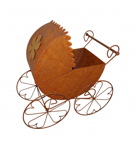 kreative Pflanzgefäße  Deko Kinderwagen zum Bepflanzen 58 cm groß 
Breite 58 cm
Tiefe 33 cm
Höhe 58 cm
