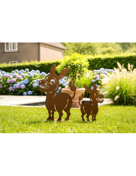 Pferde + Esel Deko Esel - Murphy - 38 cm hoch  - groß 