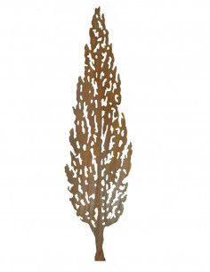 Blumen und Bäume Edelrost Zypresse - Toscana - Höhe 200 cm - mit Hülse 
Edelrost-Zypresse für den Garten als Metallskulptur
Hö