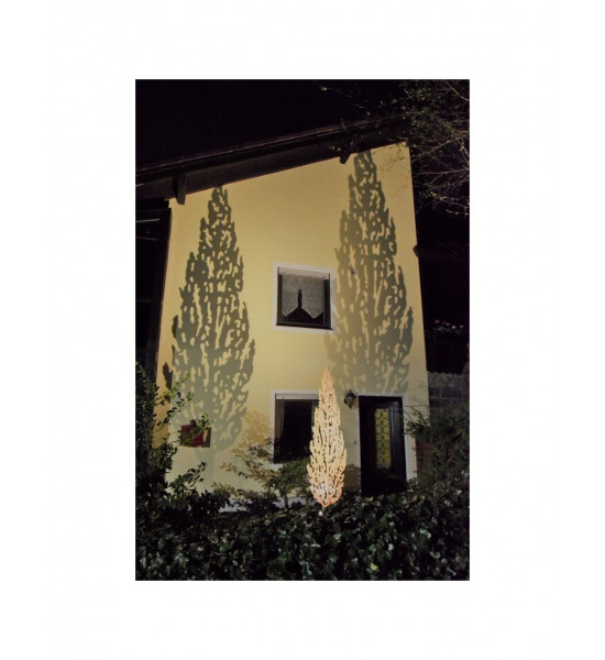 Blumen und Bäume Edelrost Zypresse - Toscana - Höhe 200 cm - mit Hülse 
Edelrost-Zypresse für den Garten als Metallskulptur
Hö