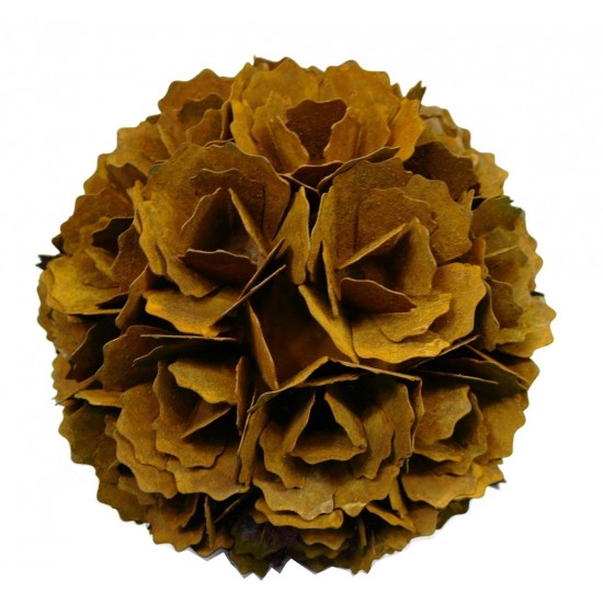 Edelrost Kugel Pusteblume