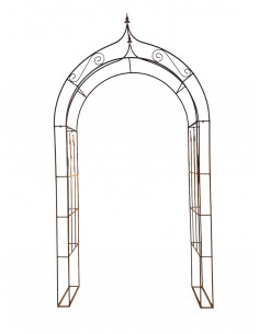 Rosenbogen Metall Rosenbogen Saint Denis 2er Spitzbogen - Höhe 295 cm - Breite 150 cm Rosenbogen - 2er-Spitzbogen

Höhe 295 cm