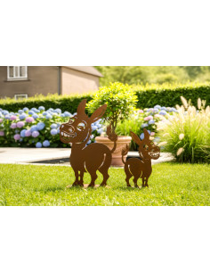 Pferde + Esel Deko Esel - Murphy - 28 cm hoch - klein 
Immer lächeln, es kommt auf die Haltung an. Und unser Esel "Murphy" ist 2