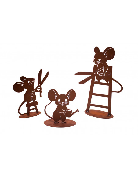 Pferde + Esel fleißige Gartenmaus mit Gießkanne Höhe 15 cm Höhe 15 cm
Breite: 14,5 cm