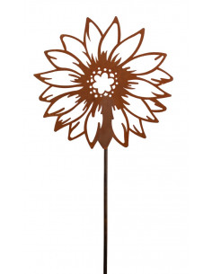 Gartenstecker Gartenstecker Sonnenblume Ø 30 cm 
Ø 30 cm
Stecker 100 cm lang
Gesamthöhe 130
