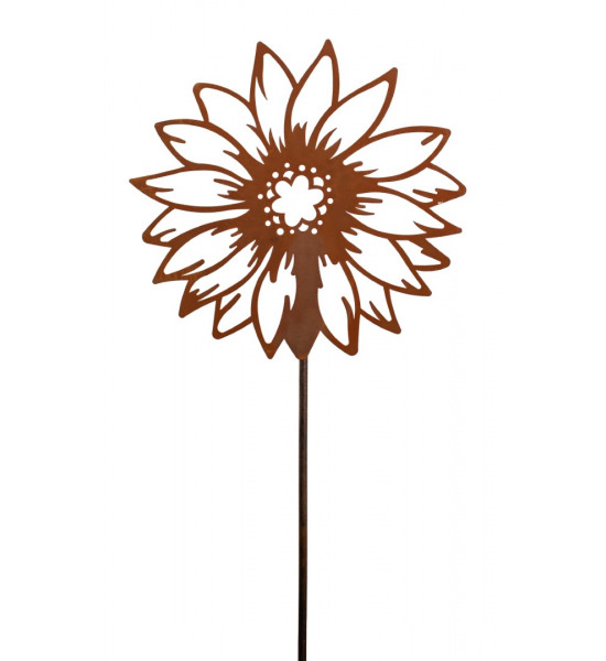 Gartenstecker Gartenstecker Sonnenblume Ø 30 cm 
Ø 30 cm
Stecker 100 cm lang
Gesamthöhe 130
