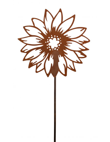 Gartenstecker Gartenstecker Sonnenblume Ø 30 cm 
Ø 30 cm
Stecker 100 cm lang
Gesamthöhe 130
